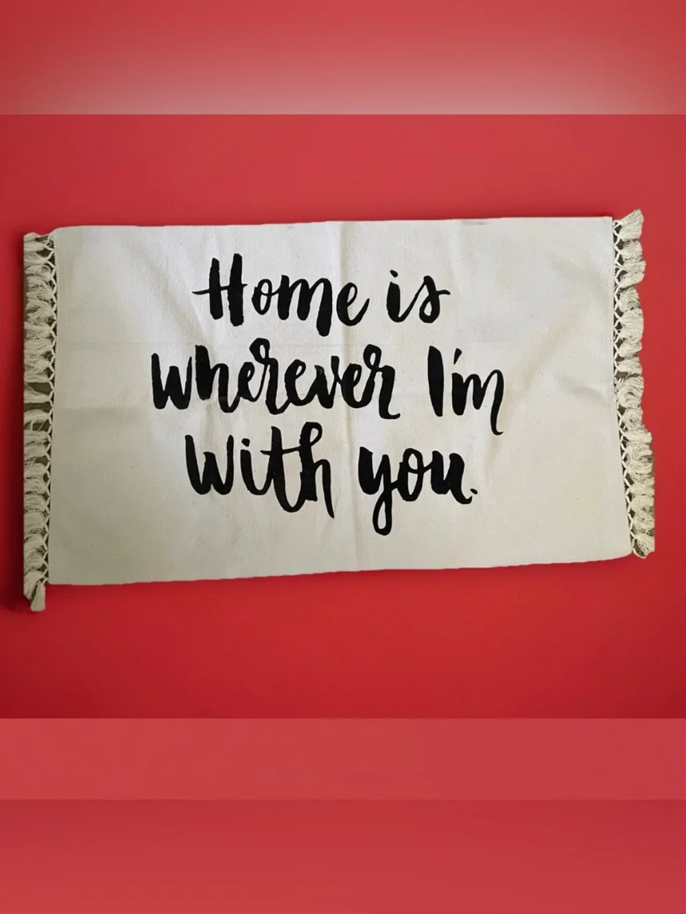 WALL HANGING / Lightweight Floor Mat HOME IS WHERE I’M WITH YOU